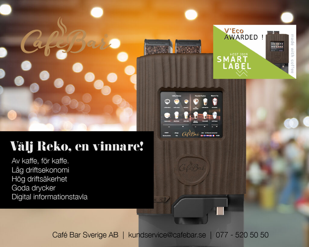 Bli en vinnare du med! Välj Reko kaffemaskin