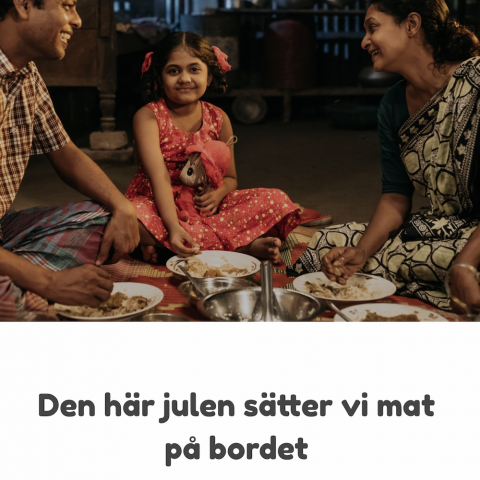 Den här julen sätter vi mat på bordet